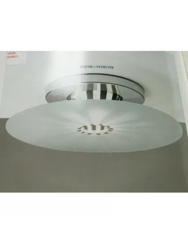 Fontana arte v3135//vs zirkuslampe aus satiniertem glas d 13