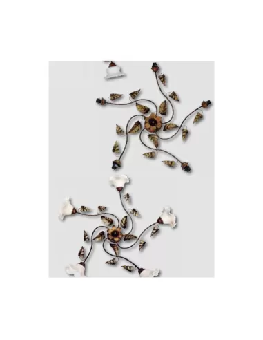 Ducato gold ceiling light 5 lights e14 c