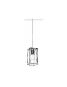 Targetti Sankey 353530 suspension en acier inoxydable E27 100W translucide chromé