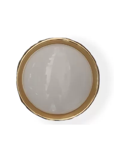 Bega recessed ceiling light fl 18w brass color
