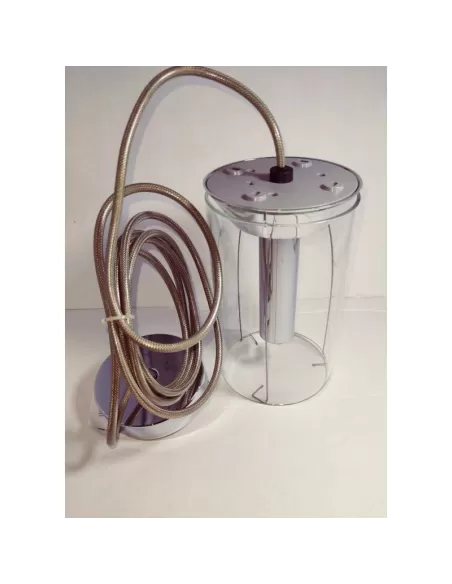 Nemo Cassina-P Down-Sosp 75W Gu10 CR w//transparent glass cylinder