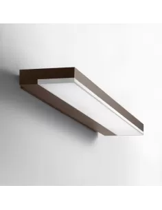 Applique murale Artemide M164510 couleur chocolat, tube T16 2 x 24 W, sans variateur.