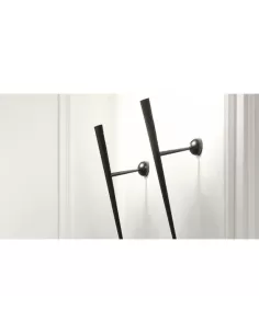 Lumen center 16600 102 Trylon lampada parete 1x150w e14 nero opaco L.765mm (1 pezzo)