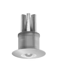 Lampe Linea 85060c30 Nitum-R 9 ronde 1 LED 2W nickel brossé