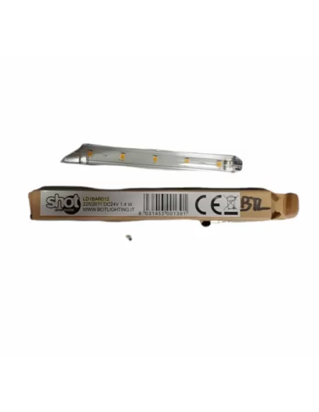 Barre LED Bot Lighting LD1BAR012 10 cm 1,4 W 24 V - blanc chaud - IP20