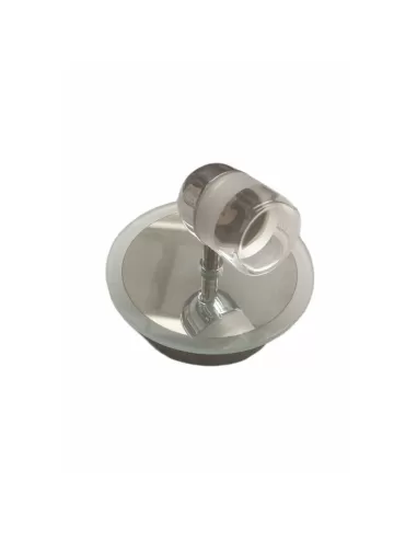 Pan international spt090 wall lamp spot chrome glass 20w 230v mr11