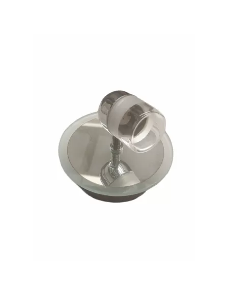 Pan international spt090 wall lamp spot chrome glass 20w 230v mr11