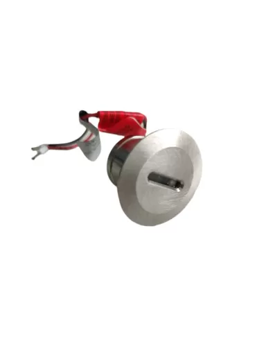 Linea light 92407n05 petit-2r 1 round 1led 1w brushed nickel 4000°k ip44