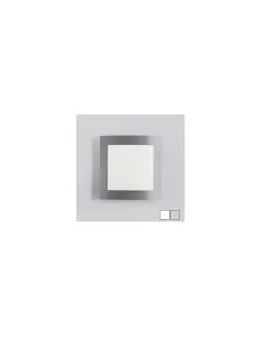 Three light a434 square 32 es and 2x18w 2g11 white aluminum