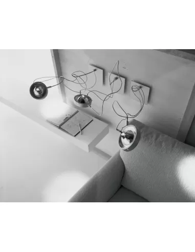 Applique murale filaire Inside 36052100, 1xqr111 75w gris transf incl 48002083