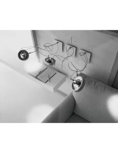 Inside 36052100 filo wall lamp 1xqr111 75w grigio trasf incl 48002083