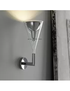 Fontana arte 3314 lampada flute a parete 250w e14 2