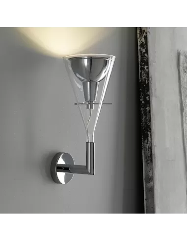 Fontana arte 3314 lampada flute a parete 250w e14