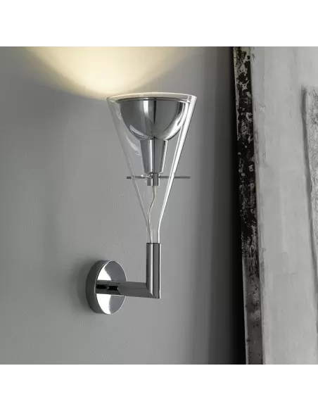 Fontana arte 3314 lampada flute a parete 250w e14