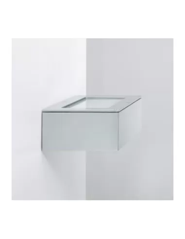 Fontana arte 3515//a wandleuchte alcamo 18x15x8 in aluminium r7s//80