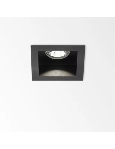 Delta light 202 20 01 a Carree s1-recessed spotlight 50w gx5,3 grey 80x80mm hole 60x60mm
