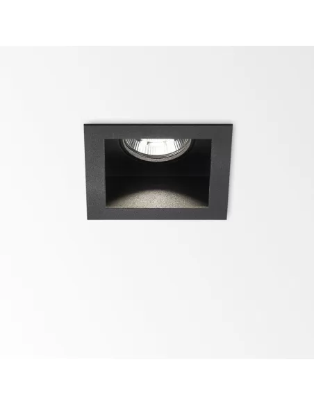 Delta light 202 20 01 a Carree s1-recessed spotlight 50w gx5,3 grey 80x80mm hole 60x60mm