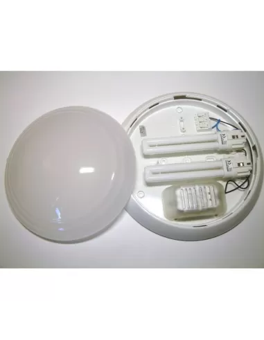 Lival 13521046 partout plafoniera soffitto 2x9w bianca