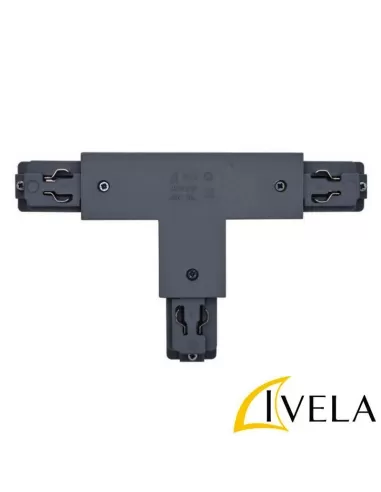 Ivela 7656-10-w30 tee joint earth cond right 850 black