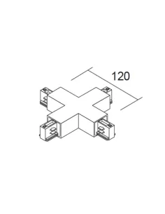 Joint en croix Ivela 7657-10-w31 850 blanc