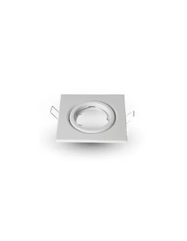 Arkos 304bi encastrable carré orientable trou blanc 75 gu5.3 12v