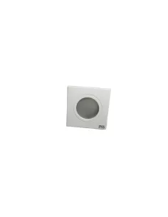 Arkos square recessed white with glass ip65 f 70 gu5.3 12v