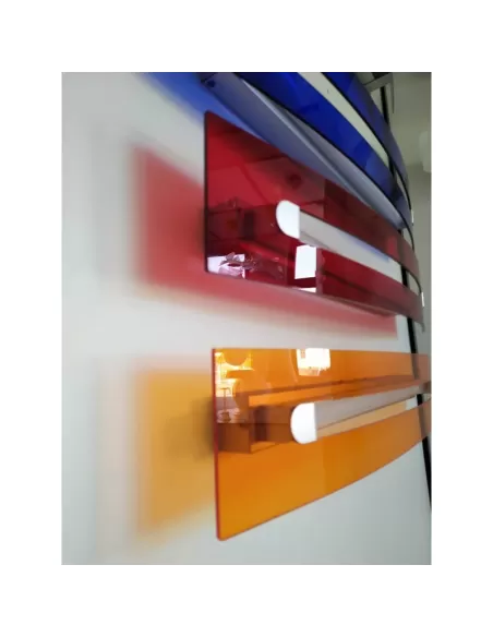 Ultraluce uge63f56a lampada parete genius pa39 arancio 1x39w g5 fluorescente