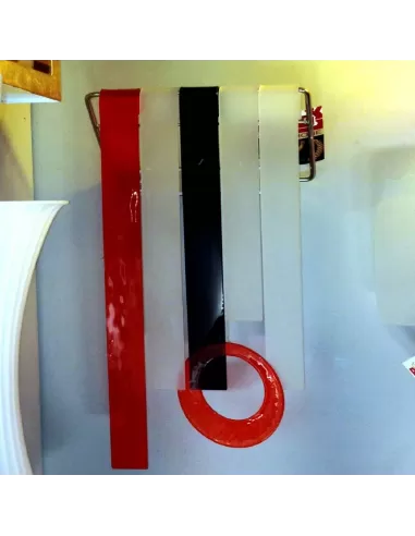 Flaver pi kÀ 160 wall lamp glass black//green//white 1g9 75w