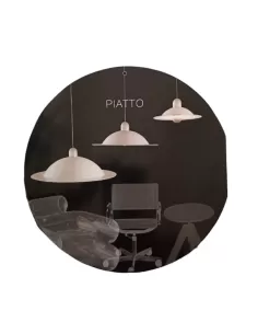Plaque de suspension Lumina 241//gr diam 37 aluminium x100w e27 (sans rosace)