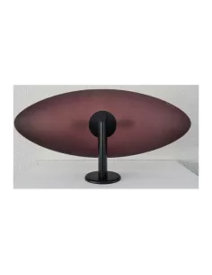 Murano due-chimera p-parete structure en verre améthyste noir 1x300w r7s