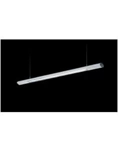 Civic afb 18br 03 2x18w t8 1000 mm black metallic