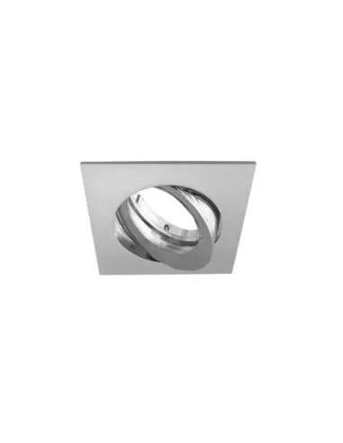 Fosnova 64761 lem Foco empotrable cuadrado orientable cromo gu5.3 12v 11x11 agujero 8x8