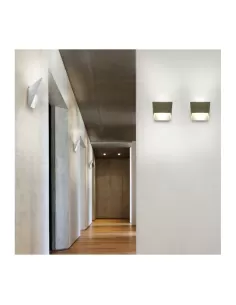 Lumen center mailmail106sl small wall lamp 12w 3000k 230v matt white 2