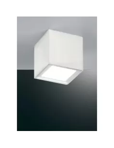 Ego luce 5176 01 lampada plafone alea 10 gu10 bianco
