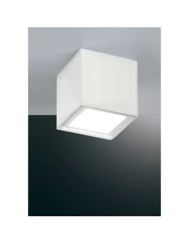Ego luce 5176 01 lampada plafone alea 10 gu10 bianco