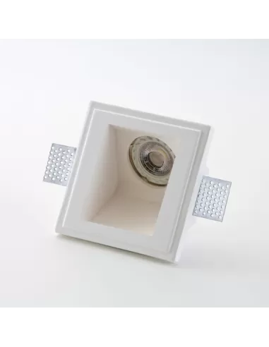 Spot encastré pour plâtre Isyluce 806 45° 120x120x65 g5,3//gu10