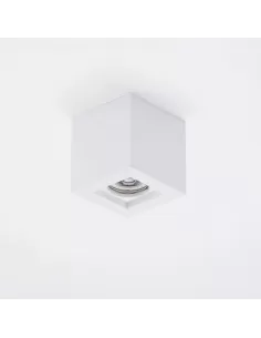 Spot plâtre Isyluce 825 avec cadre gu10 100x100x100