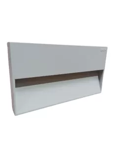 Goccia 5326gm4k timbre paupière rectangulaire 16w led4000k gris métallisé