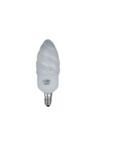 Biemmegi 00541 lámpara fluorescente onda oliva tortiglione 9w e14 2700k 220v