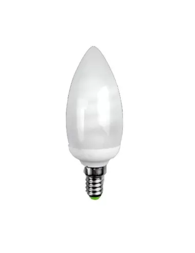 Ampoule basse consommation Ecolyt 500505c 5W, lumière froide olive, culot E14