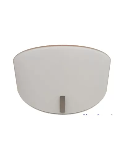 Nemo maeedw31 Mistral Wandleuchte milchweißes Glas graue Struktur E27 150w