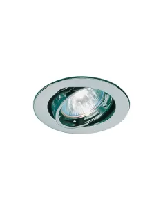 Seitlich 2637-s verstellbare kleine Einbauleuchte aus Chrom ohne Lampe