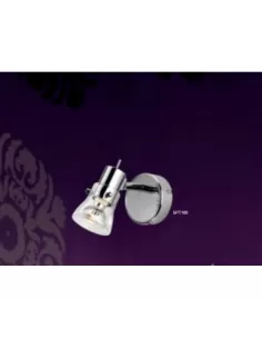 Pan international spt100 spot polaire gu10 7w 3000k chrome