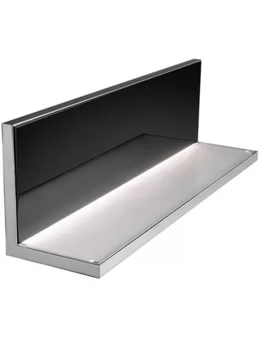 Flos f0021099 hide l eu cuerpo cromado frisos blanco y negro