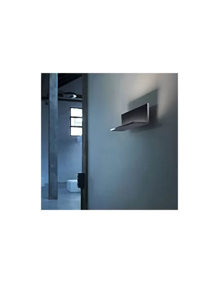 Flos f0021099 cache l eu chrome corps frises noires et blanches