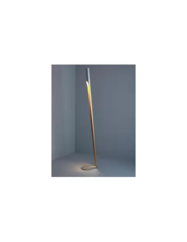 Toobo floor chrome/orange 1x205w 1x75w h210 base 35 d 9 5