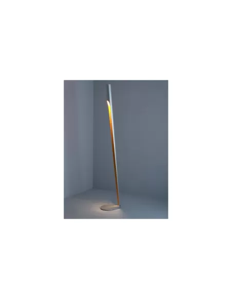 Toobo floor chrome/orange 1x205w 1x75w h210 base 35 d 9 5