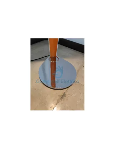 Toobo floor chrome/orange 1x205w 1x75w h210 base 35 d 9 5