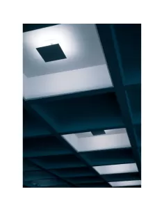 Viabizzuno f6 115 04 lampe carrée en acier inoxydable poli b15d 100w [l] 2