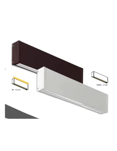 Mareco 0230484b rangée 380 émission unique 18,5w 3000k blanc